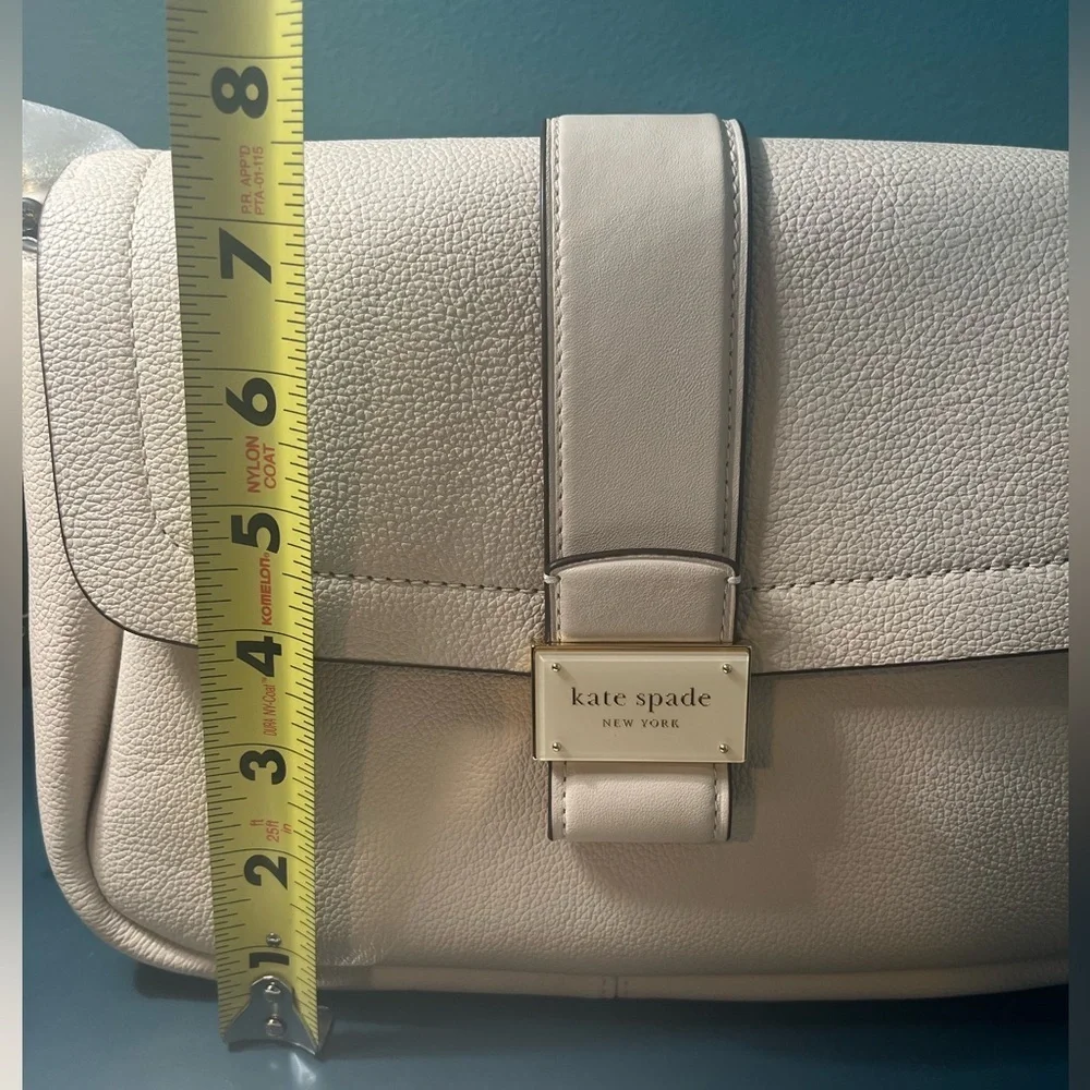 NWT Kate Spade Nouveau Pebbled Leather Flap Bag